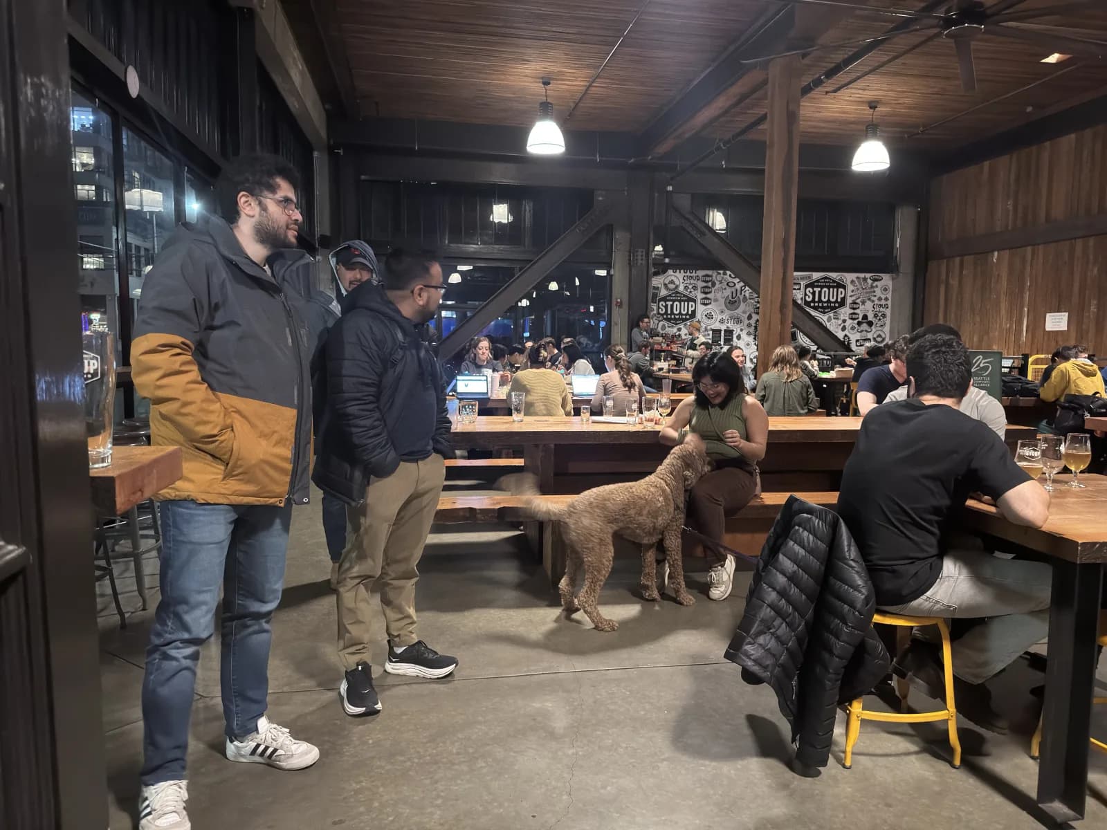 SHAI meetup at Stoup Brewing — community gathering